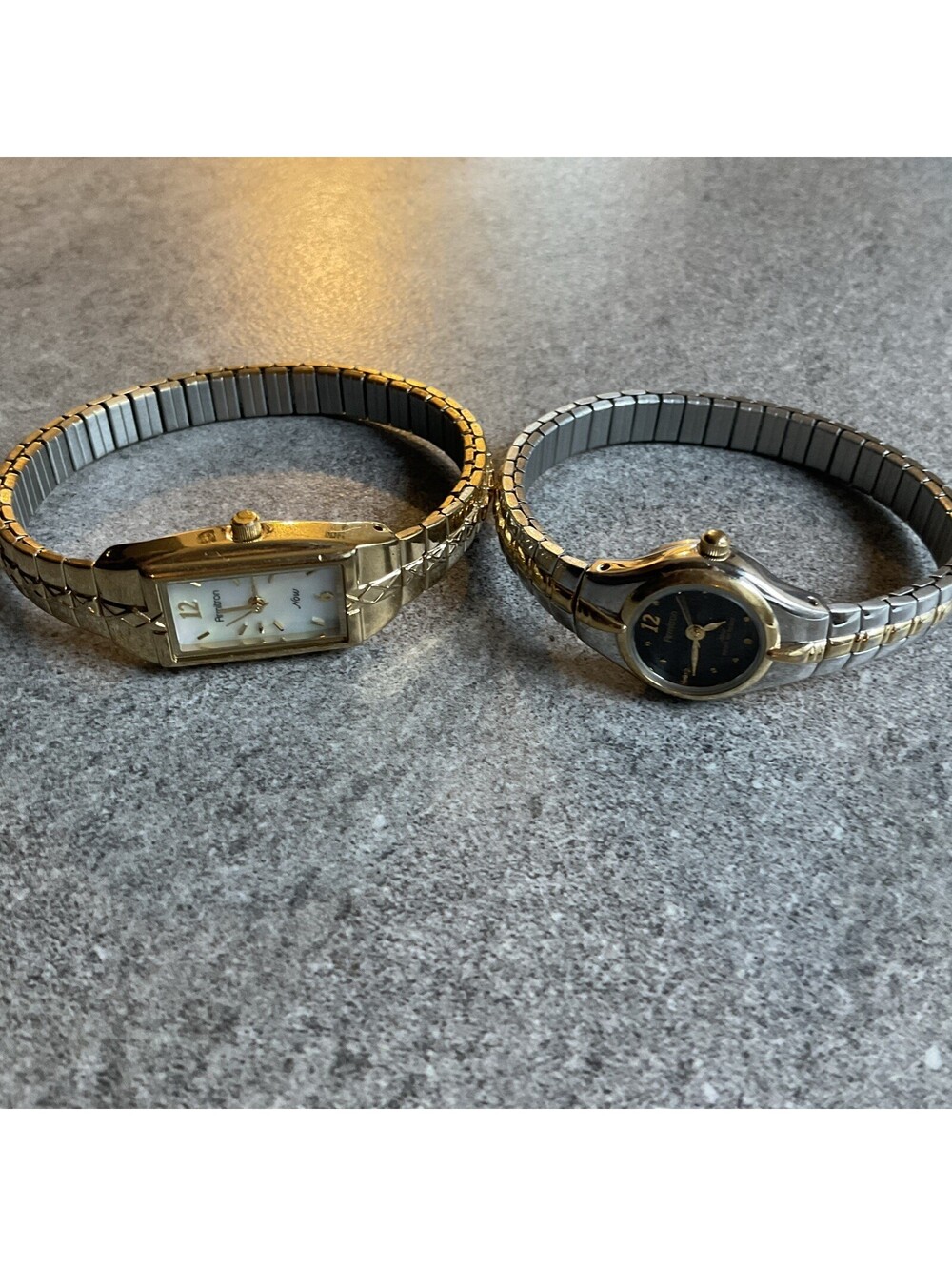 Beautiful Pair of Armitron Womens Watches Both Watches Run Great Bin A